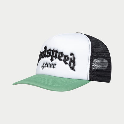 GOD SPEED GS Forever Foam Trucker Hat (Blk/Green)