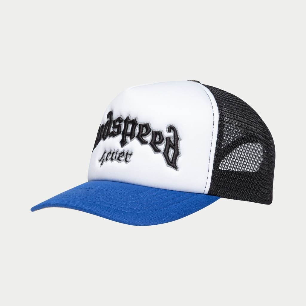 GOD SPEED GS Forever Foam Trucker Hat (Blk/Royal)