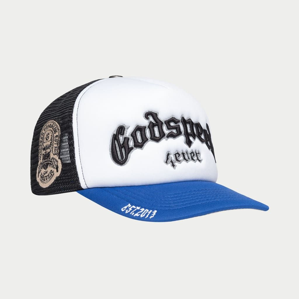 GOD SPEED GS Forever Foam Trucker Hat (Blk/Royal)