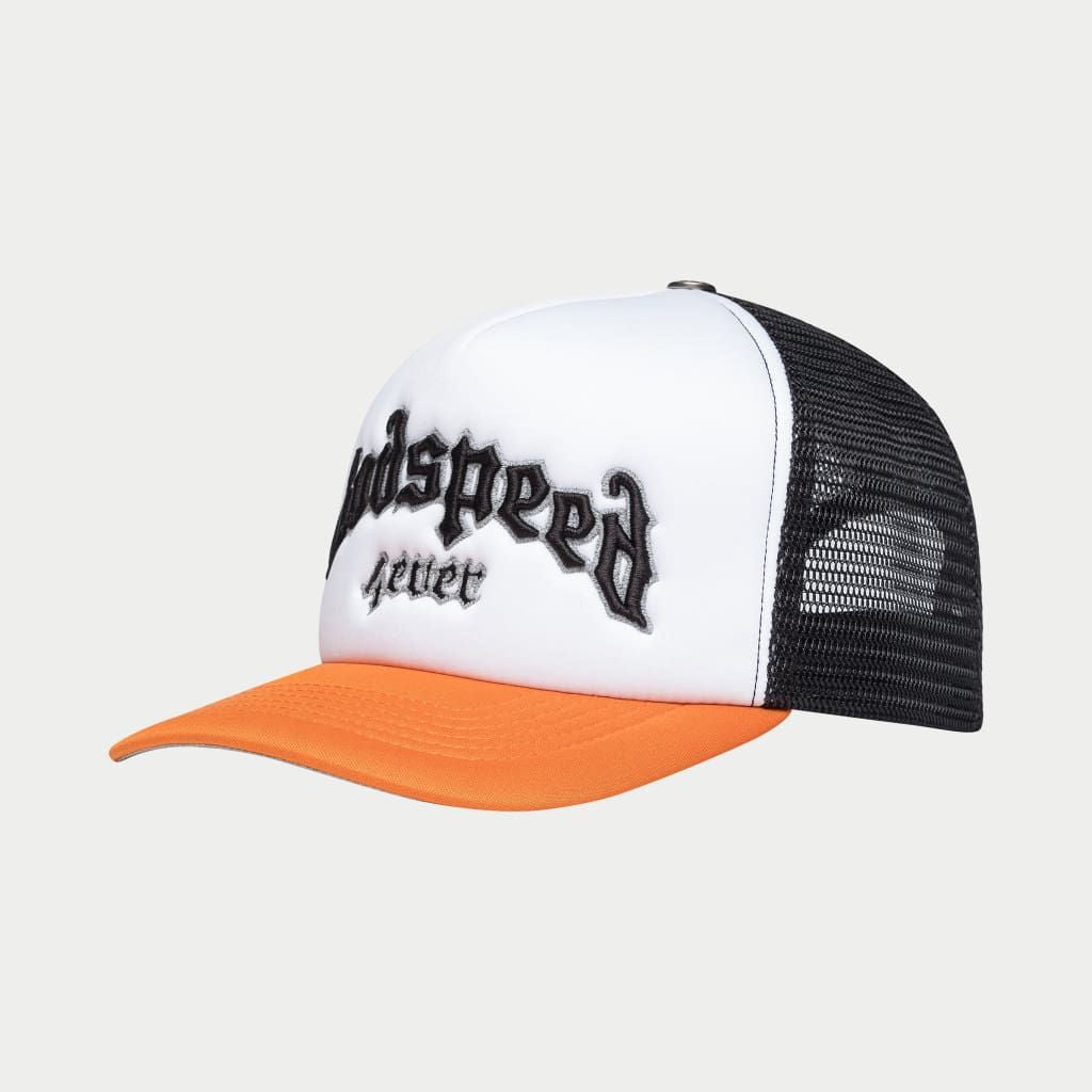 GOD SPEED GS Forever Foam Trucker Hat (Blk/Orange)