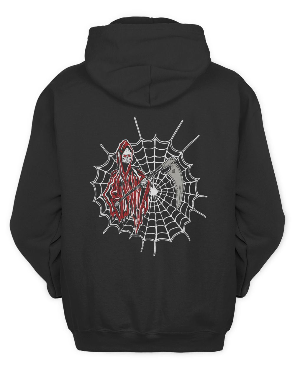 WARREN LOTAS SPIDERWEB HOODIE 'BLACK/ORANGE'