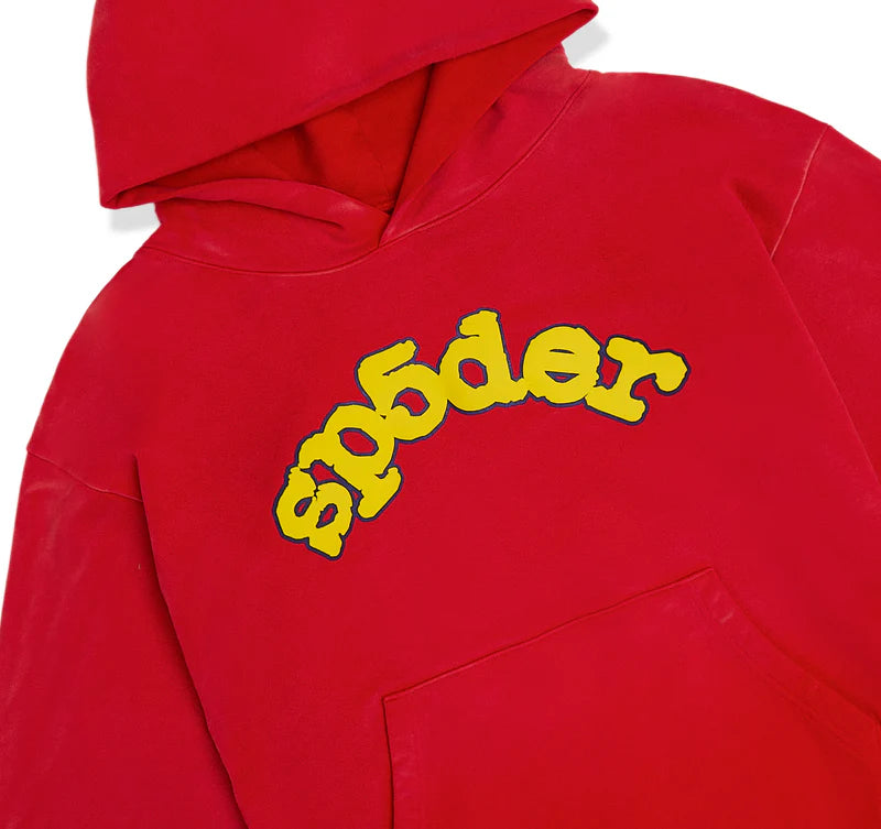 SP5DER OG LOGO HOODIE 'RED'