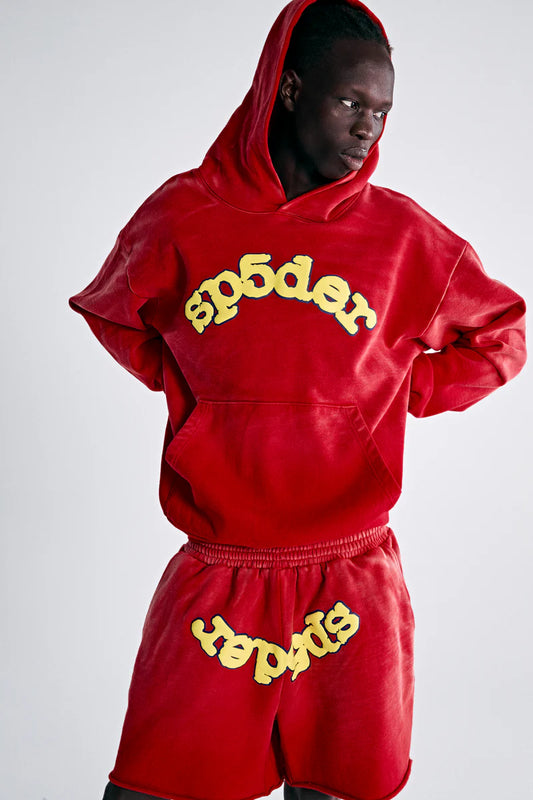 SP5DER OG LOGO HOODIE 'RED'