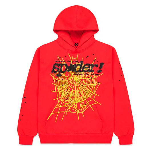 SP5DER  P*nk V2 Hoodie 'Red'